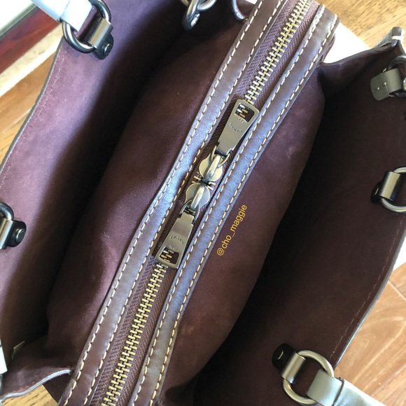 Coach EUC Grey pebbled leather Rogue 30 in 
like new! OFFERS WELCOME! - Picture 5 of 6